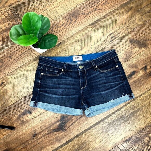 PAIGE denim jean jimmy jimmy shorts 28 - Picture 1 of 6